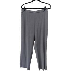 Studio Works Women's Gray Dress Pants Comfort Waist  Pockets New 12 Short